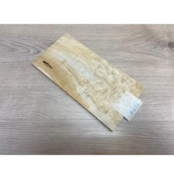Клён Американский Волнистый заготовка накладки на головку грифа Смешанный АА Волна ААА 6х115х225 мм-5
