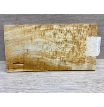 Клён Американский Волнистый заготовка накладки на головку грифа Смешанный АА Волна ААА 6х115х225 мм-3