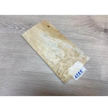 Клён Американский Волнистый заготовка накладки на головку грифа Смешанный АА Волна ААА 4х115х225 мм-2