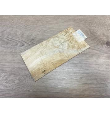 Клён Американский Волнистый заготовка накладки на головку грифа Смешанный АА Волна ААА 4х115х225 мм-7