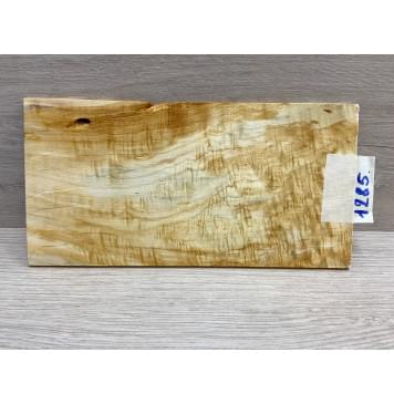 Клён Американский Волнистый заготовка накладки на головку грифа Смешанный АА Волна ААА 4х115х225 мм-6