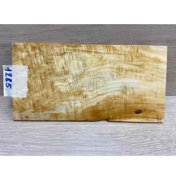 Клён Американский Волнистый заготовка накладки на головку грифа Смешанный АА Волна ААА 4х115х225 мм-5