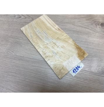 Клён Американский Волнистый заготовка накладки на головку грифа Смешанный ААА Волна АА 4х115х225 мм-2