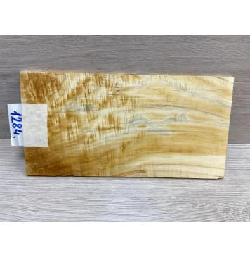 Клён Американский Волнистый заготовка накладки на головку грифа Смешанный ААА Волна АА 4х115х225 мм-4