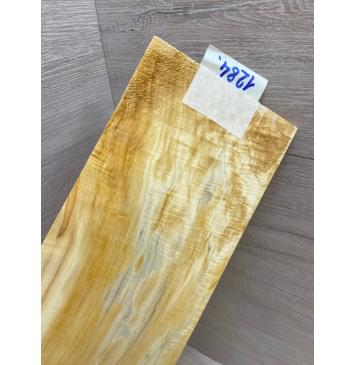 Клён Американский Волнистый заготовка накладки на головку грифа Смешанный ААА Волна АА 4х115х225 мм-0