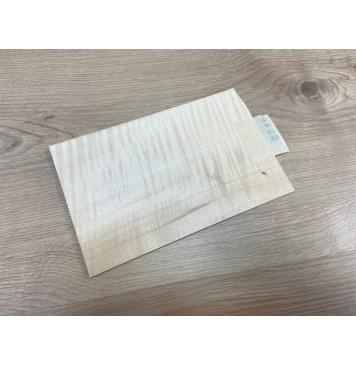 Клён Американский Белый Волнистый заготовка накладки на головку грифа Радиал АА Волна АА 5.3х130х200 мм-3