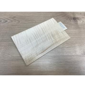 Клён Американский Белый Волнистый заготовка накладки на головку грифа Радиал АА Волна АА 6х126х200 мм-11