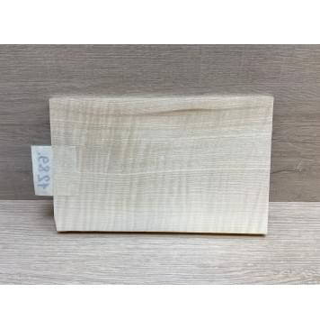 Клён Американский Белый Волнистый заготовка накладки на головку грифа Радиал АА Волна АА 6х126х200 мм-10