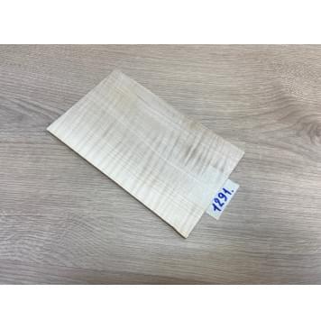 Клён Американский Белый Волнистый заготовка накладки на головку грифа Радиал АА Волна АА 6х118х200 мм-6