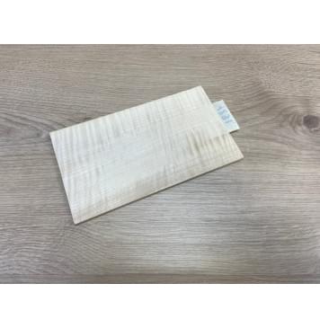 Клён Американский Белый Волнистый заготовка накладки на головку грифа Радиал АА Волна АА 6х118х200 мм-9