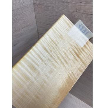 Клён Американский Белый Волнистый заготовка накладки на головку грифа Радиал АА Волна АА 6х118х200 мм-1