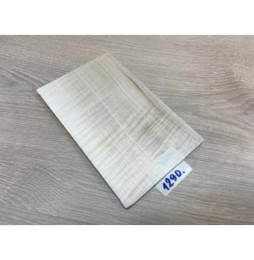 Клён Американский Белый Волнистый заготовка накладки на головку грифа Радиал АА Волна АА 10х122х200 мм-0