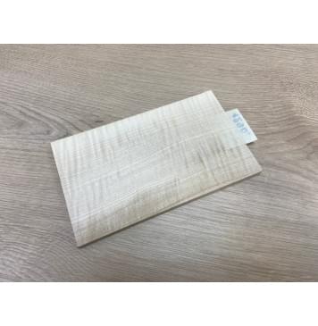 Клён Американский Белый Волнистый заготовка накладки на головку грифа Радиал АА Волна АА 10х122х200 мм-11