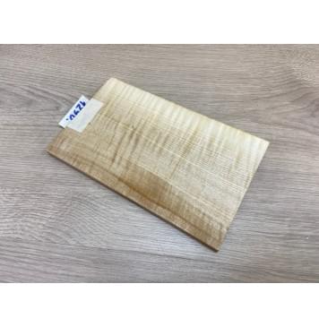 Клён Американский Белый Волнистый заготовка накладки на головку грифа Радиал АА Волна АА 10х122х200 мм-9