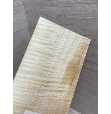 Клён Американский Белый Волнистый заготовка накладки на головку грифа Радиал АА Волна АА 10х122х200 мм-2