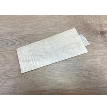 Клён Белый Явор, Волнистый заготовка накладки на головку грифа Тангент АА Волна АА 6х87-104х217 мм-11