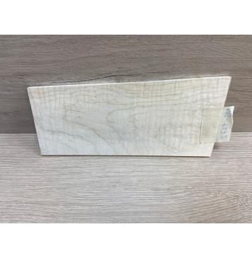 Клён Белый Явор, Волнистый заготовка накладки на головку грифа Тангент АА Волна АА 6х87-104х217 мм-10