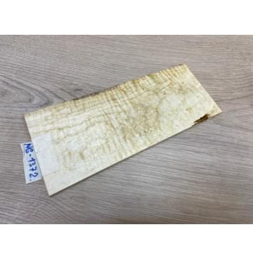 Клён Белый Явор, Волнистый заготовка накладки на головку грифа Тангент АА Волна АА 6х87-104х217 мм-7