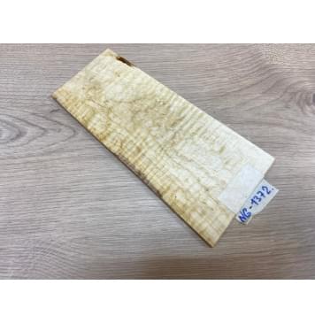 Клён Белый Явор, Волнистый заготовка накладки на головку грифа Тангент АА Волна АА 6х87-104х217 мм-6