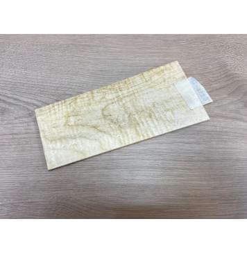 Клён Белый Явор, Волнистый заготовка накладки на головку грифа Тангент АА Волна АА 6х87-104х217 мм-5