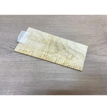 Клён Белый Явор, Волнистый заготовка накладки на головку грифа Тангент АА Волна АА 6х87-104х217 мм-4