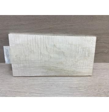 Клён Белый Явор, Волнистый заготовка накладки на головку грифа Тангент АА Волна АА 6х107-117х217 мм-11