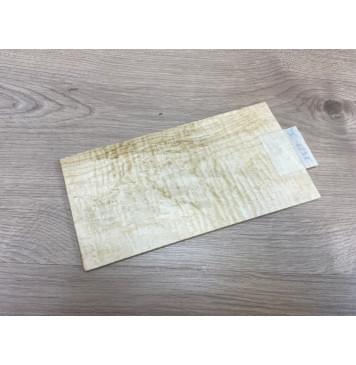 Клён Белый Явор, Волнистый заготовка накладки на головку грифа Тангент АА Волна АА 6х107-117х217 мм-5