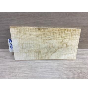 Клён Белый Явор, Волнистый заготовка накладки на головку грифа Тангент АА Волна АА 6х107-117х217 мм-2