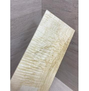 Клён Белый Явор, Волнистый заготовка накладки на головку грифа Тангент АА Волна АА 6х107-117х217 мм-1