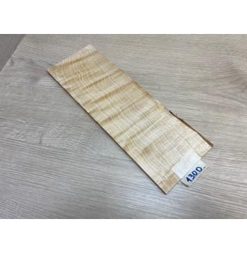 Клён Белый Явор, Волнистый заготовка накладки на головку грифа Смешанный ААА Волна ААА 6х105-115х335 мм-3