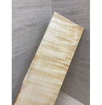 Клён Белый Явор, Волнистый заготовка накладки на головку грифа Смешанный ААА Волна ААА 6х105-115х335 мм-5