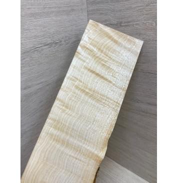 Клён Белый Явор, Волнистый заготовка накладки на головку грифа Смешанный ААА Волна ААА 6х105-115х335 мм-6