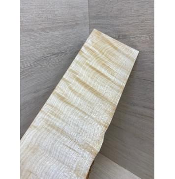 Клён Белый Явор, Волнистый заготовка накладки на головку грифа Смешанный ААА Волна ААА 6х105-115х335 мм-7