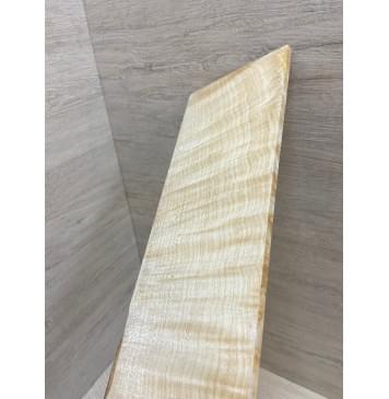 Клён Белый Явор, Волнистый заготовка накладки на головку грифа Смешанный ААА Волна ААА 6х105-115х335 мм-8