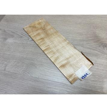 Клён Белый Явор, Волнистый заготовка накладки на головку грифа Смешанный ААА Волна ААА 4х105-115х335 мм-3