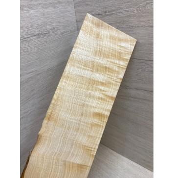 Клён Белый Явор, Волнистый заготовка накладки на головку грифа Смешанный ААА Волна ААА 4х105-115х335 мм-0