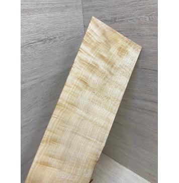 Клён Белый Явор, Волнистый заготовка накладки на головку грифа Смешанный ААА Волна ААА 4х105-115х335 мм-6