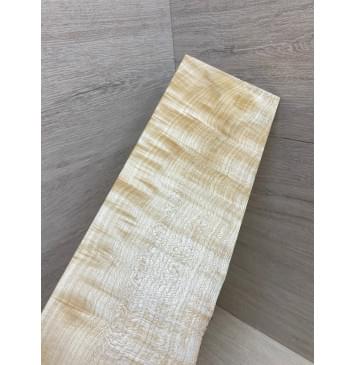 Клён Белый Явор, Волнистый заготовка накладки на головку грифа Смешанный ААА Волна ААА 4х105-115х335 мм-7