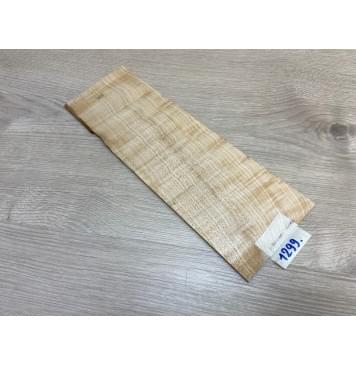 Клён Белый Явор, Волнистый заготовка накладки на головку грифа Смешанный ААА Волна ААА 4х105-115х335 мм-3