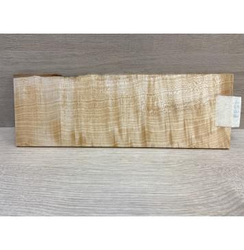 Клён Белый Явор, Волнистый заготовка накладки на головку грифа Смешанный ААА Волна ААА 4х105-115х335 мм-5
