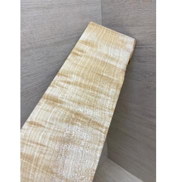 Клён Белый Явор, Волнистый заготовка накладки на головку грифа Смешанный ААА Волна ААА 4х105-115х335 мм-7