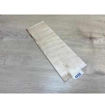 Клён Белый Явор, Волнистый заготовка накладки на головку грифа Смешанный ААА Волна ААА 3х105-115х335 мм-9