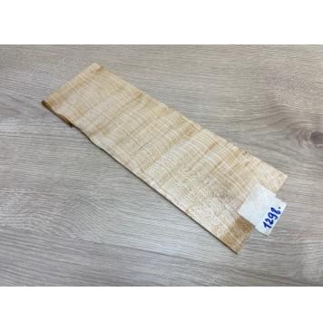 Клён Белый Явор, Волнистый заготовка накладки на головку грифа Смешанный ААА Волна ААА 3х105-115х335 мм-3