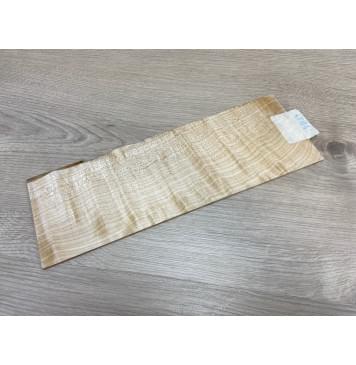 Клён Белый Явор, Волнистый заготовка накладки на головку грифа Смешанный ААА Волна ААА 3х105-115х335 мм-4