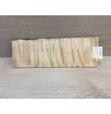 Клён Белый Явор, Волнистый заготовка накладки на головку грифа Смешанный ААА Волна ААА 3х105-115х335 мм-5