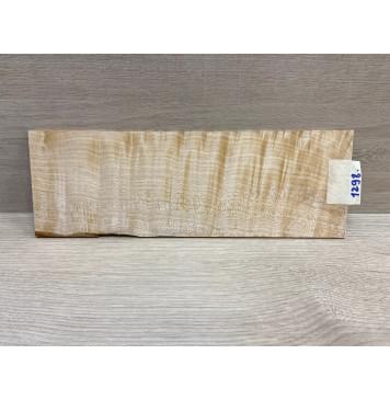 Клён Белый Явор, Волнистый заготовка накладки на головку грифа Смешанный ААА Волна ААА 3х105-115х335 мм-6