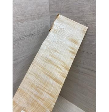 Клён Белый Явор, Волнистый заготовка накладки на головку грифа Смешанный ААА Волна ААА 3х105-115х335 мм-0