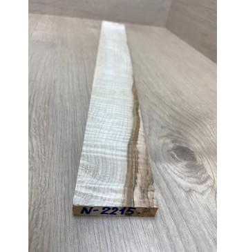 Клён Белый Явор, Волнистый заготовка накладки для электрогитары Смешанный А Волна ААА 11х57х534 мм-2