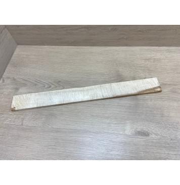 Клён Белый Явор, Волнистый заготовка накладки для электрогитары Смешанный А Волна ААА 11х57х534 мм-3