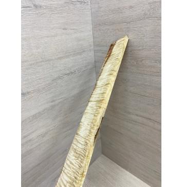 Клён Белый Явор, Волнистый заготовка накладки для электрогитары Смешанный А Волна ААА 11х57х534 мм-10